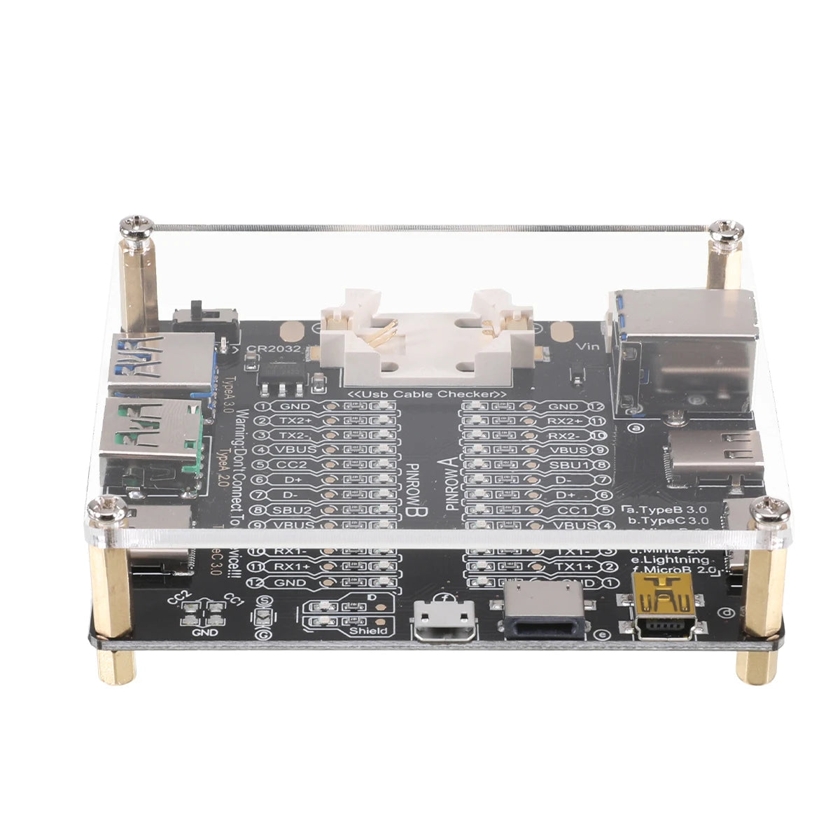 USB Cable Data Line Test Board Cable Checker USB Cable Tester Short Circuit On-Off Switching For Type-C Test Board Tool