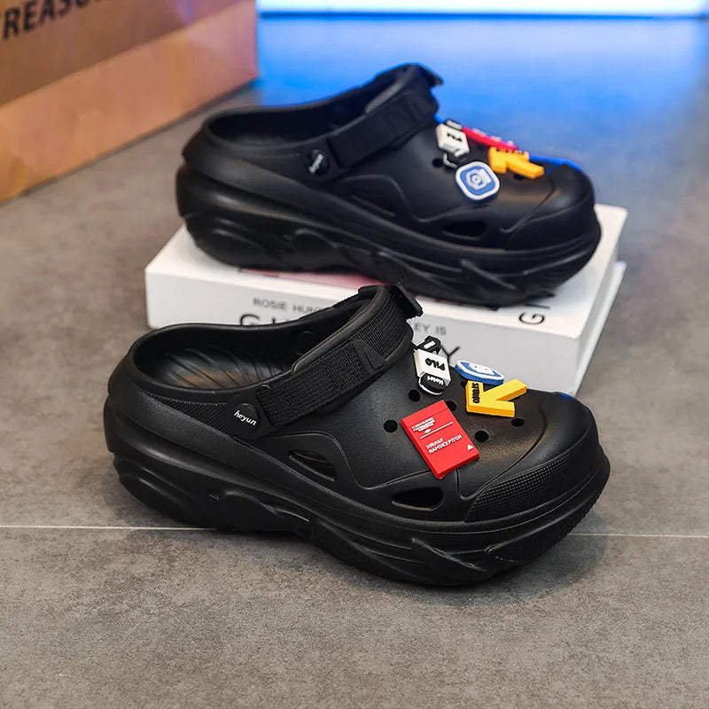 Summer Outdoor Beach Casual Sandals, Lightweight and Breathable Household Shoes, Anti Slip and Breathable Fishing Slippers