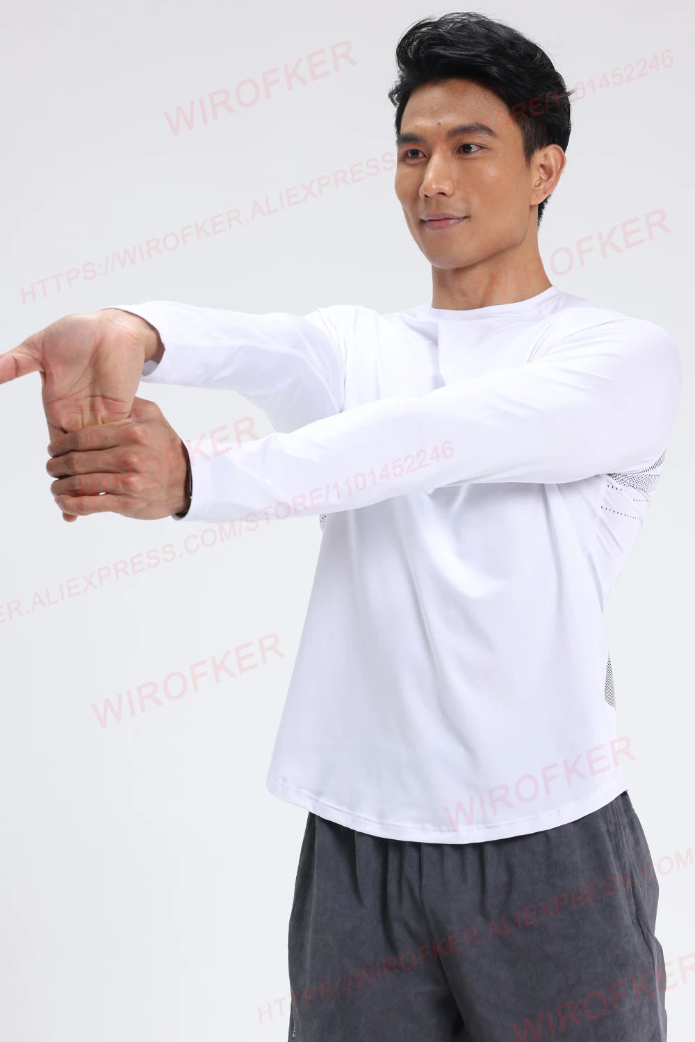 Pullovers Shirts Long Sleeve Breathable Jersey Sun Protection Male Outerwear Jogging Sport Clothing Men Training Quick Dry Tops