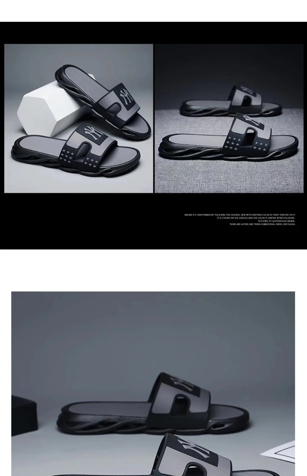 Summer Sandals Slippers Men Beach Outdoor Non-Slip Fashion Flip-Flops Brand Sports Street Wear Casual Shoes Ciabatte Uomo Trend