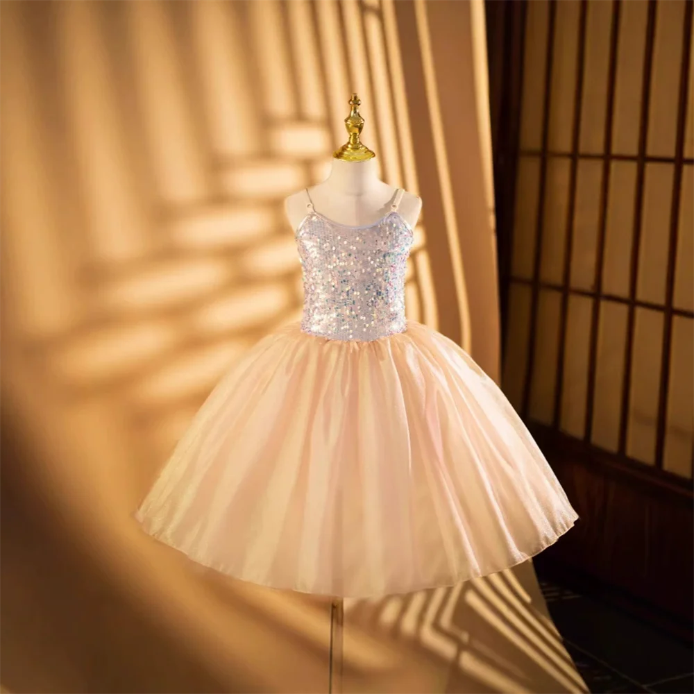Summer Stage Girl Dress Tutu Ballerine Dance Kids Ballet Leotards Party Baby Dresses Outfit Ballet Girls Clothing Vestidos