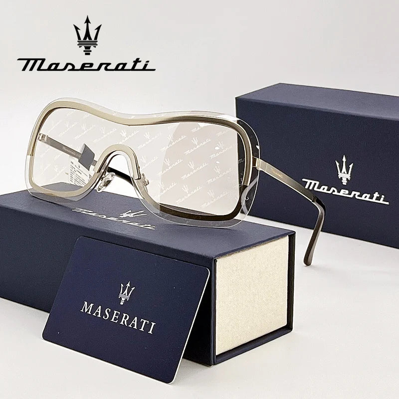 MASERATI Glasses UV400 Luxury Polarized Sunglasses for Men Women Trendy  Driving Glasses High End Fashion Premium Quality