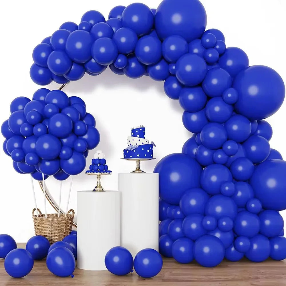 Metallic Gold Latex Balloons Set, Multi-Size Balloon Arch Kit for Birthday Party, Wedding, Graduation, Baby Shower Decorations