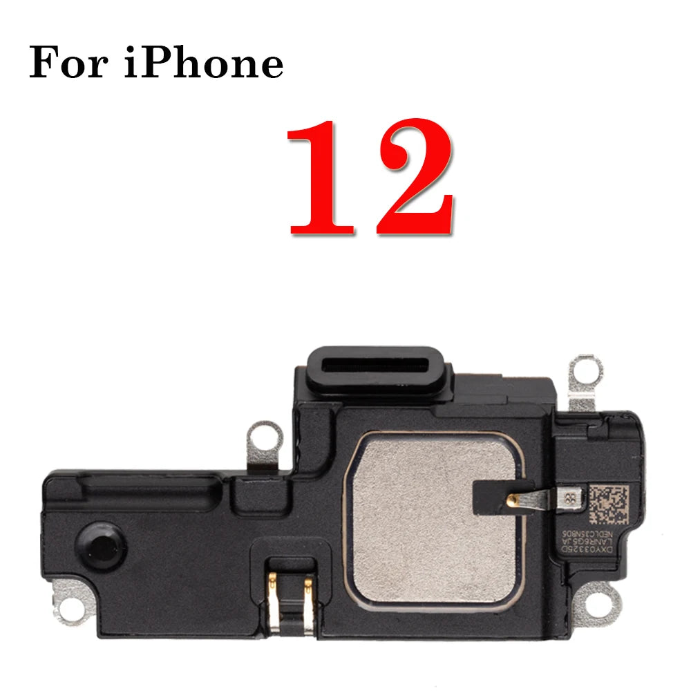 1Pcs Loudspeaker For iphone 11 12 13 14 15 Plus Mini Pro Max Lound Speaker Ringer inner Buzzer Flex Cable Replacement Parts
