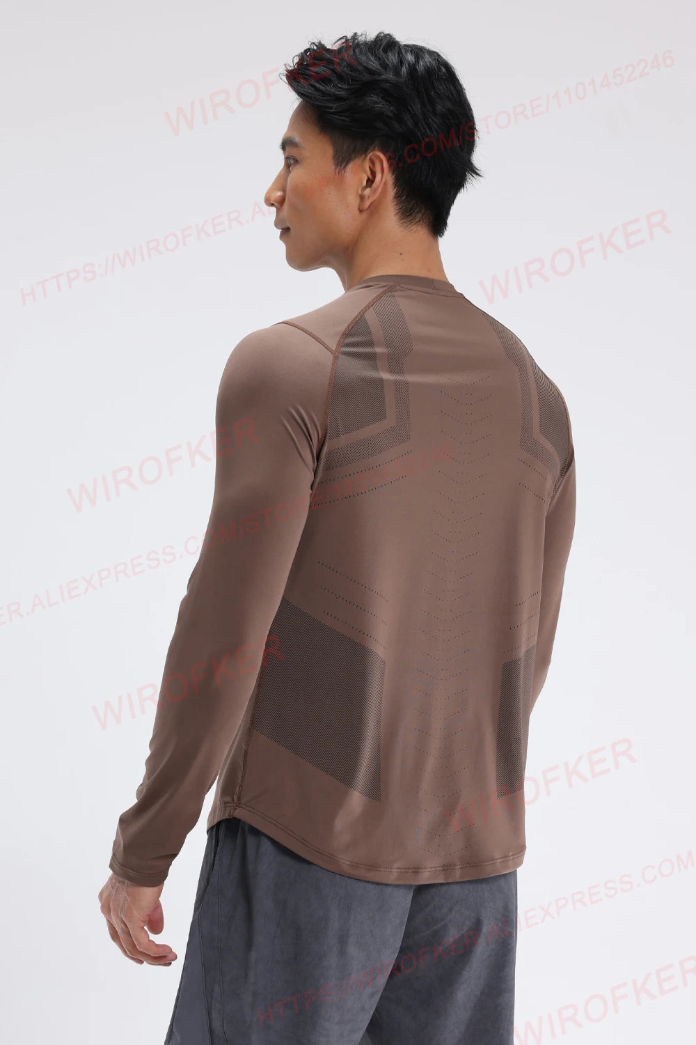 Pullovers Shirts Long Sleeve Breathable Jersey Sun Protection Male Outerwear Jogging Sport Clothing Men Training Quick Dry Tops