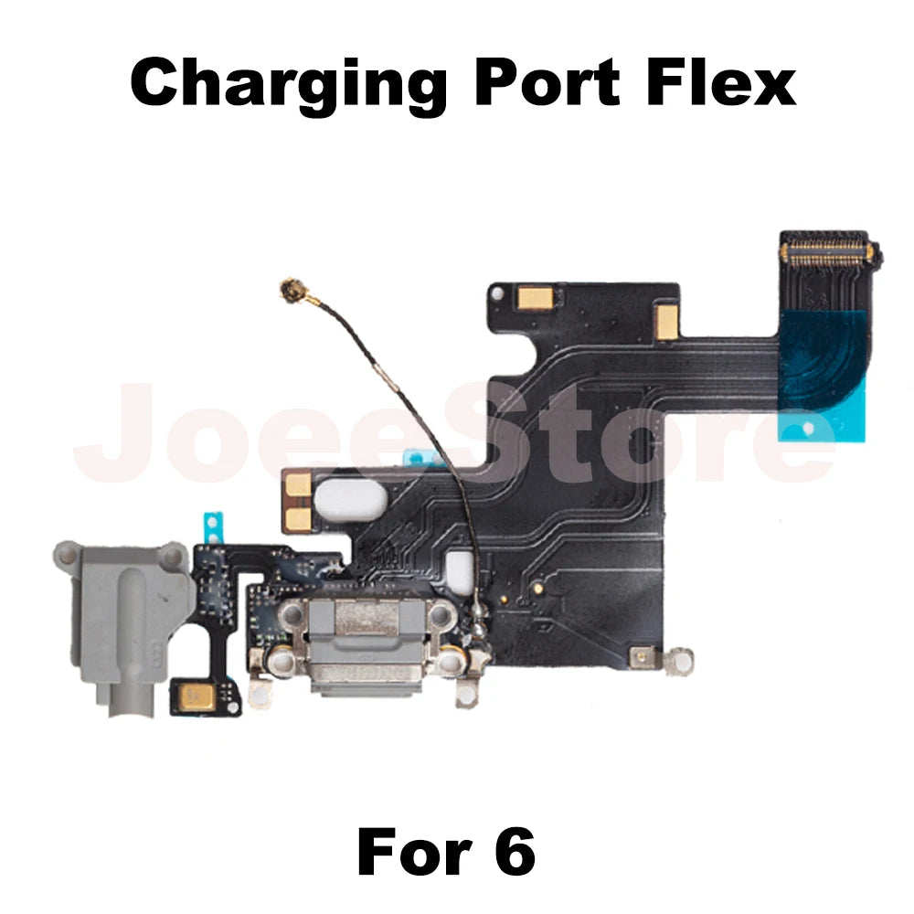 1pcs Charging Port Flex Cable for iPhone 11 X XS XSMax XR 6 6S 7 8 Plus USB Charger Dock Connector With Microphone Ribbon Repair