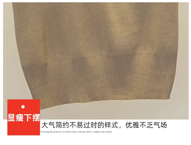 Spring Summer New Fashion Cashmere Sweater Women Knitted Short Sleeve Pullover Women Sweter Loose O-Neck Korean Version Tops