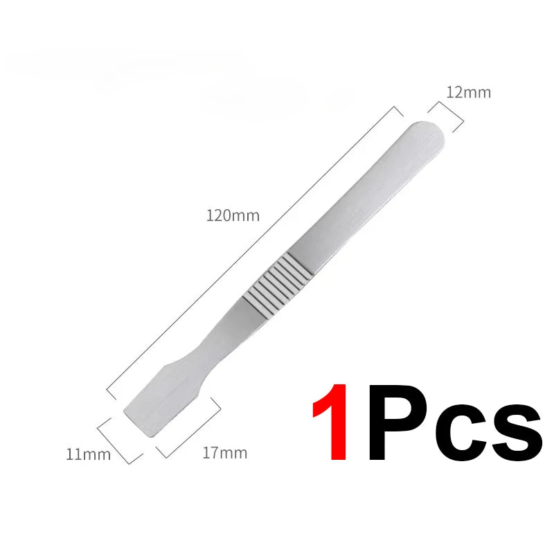 1-5Pcs Metal Tin Scraping Knife Stainless Steel Phone Tin Scraping Knife For Mobile Phone Electronic Repair Disassemble Crowbar