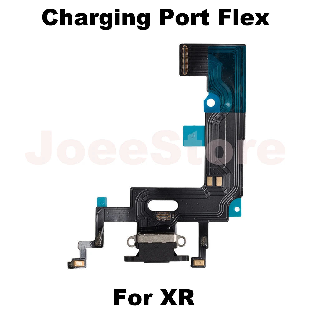 1pcs Charging Port Flex Cable for iPhone 11 X XS XSMax XR 6 6S 7 8 Plus USB Charger Dock Connector With Microphone Ribbon Repair