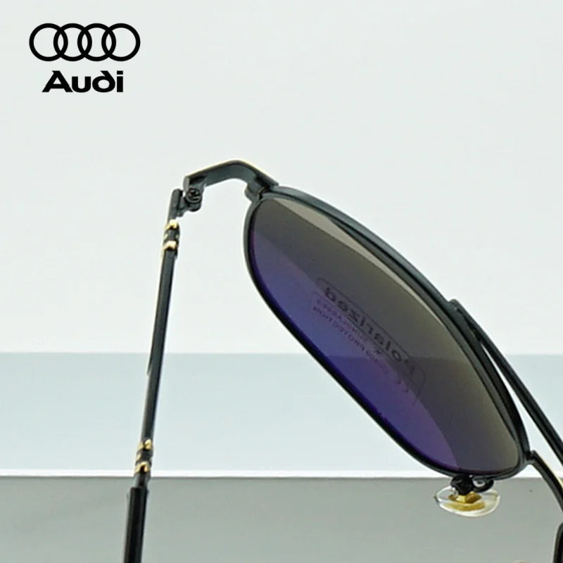 AUDI Polarized Sunglasses With Original Box Men Luxury Designer Driving Sun Glasses Male Pilot Eyewear UV400 Goggles for Gift