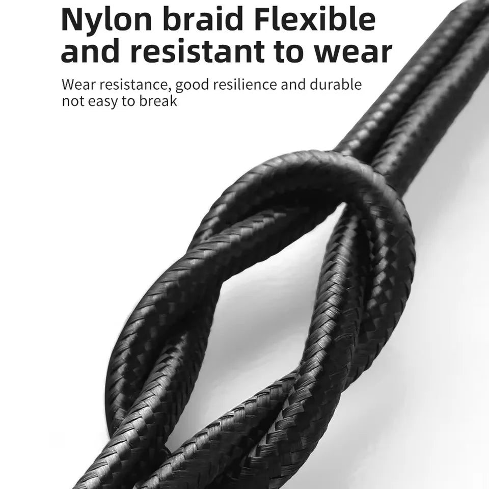 For iPhone 11 12 13 Mini 14 Pro Max USB Fast Charging Braided Cable For iPhone 7 8 14 Plus X XR XS Max Quick Charge Weaving Wire