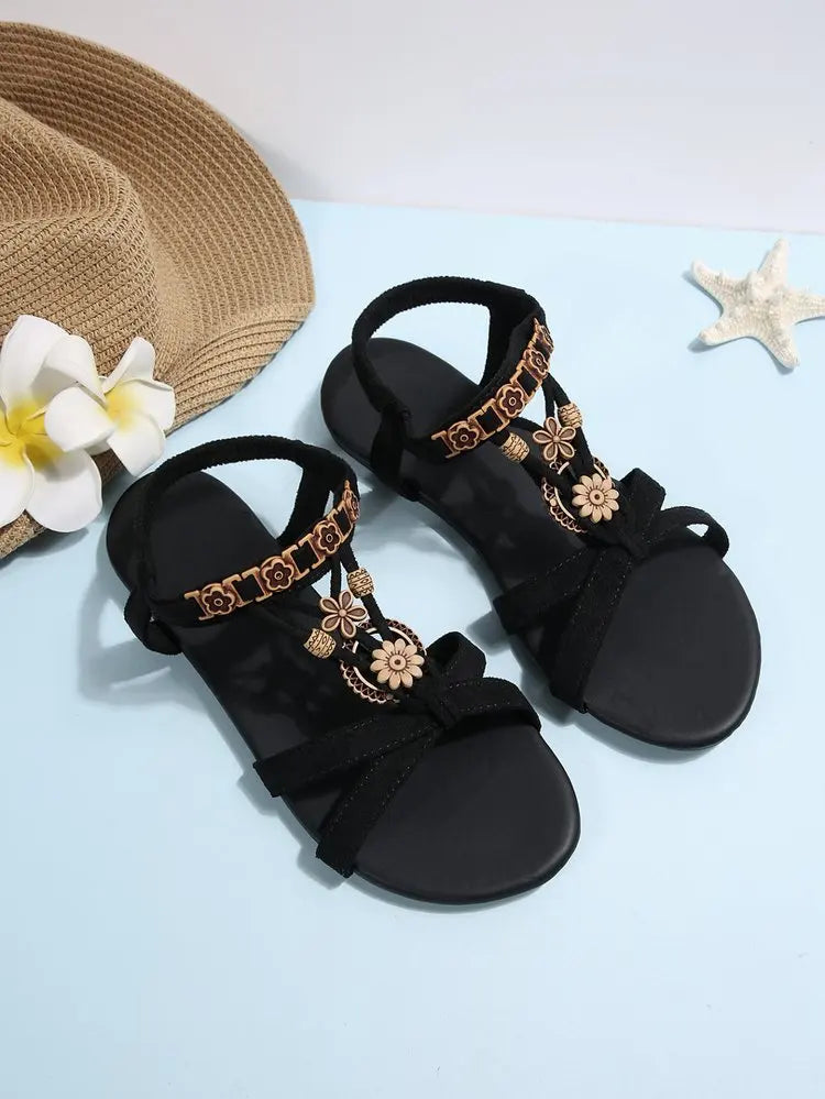 Summer Women Wedge Sandals Soft Bottom Low Heels Sexy Woman Non-slip Shoes Footwear Bohemia Style Summer Platform Sandals Women