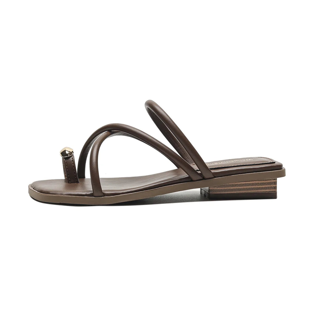Women's summer sandals for outdoor wear2026New low-heeled women's slippers