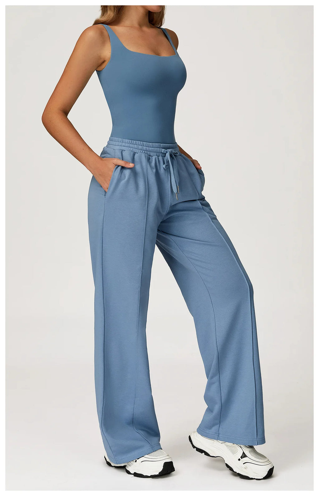 Women's High Waisted Straight pants Sweatpants Casual Yoga Jogger Pants elegant pants Women Pants Yoga With Pockets pantalones