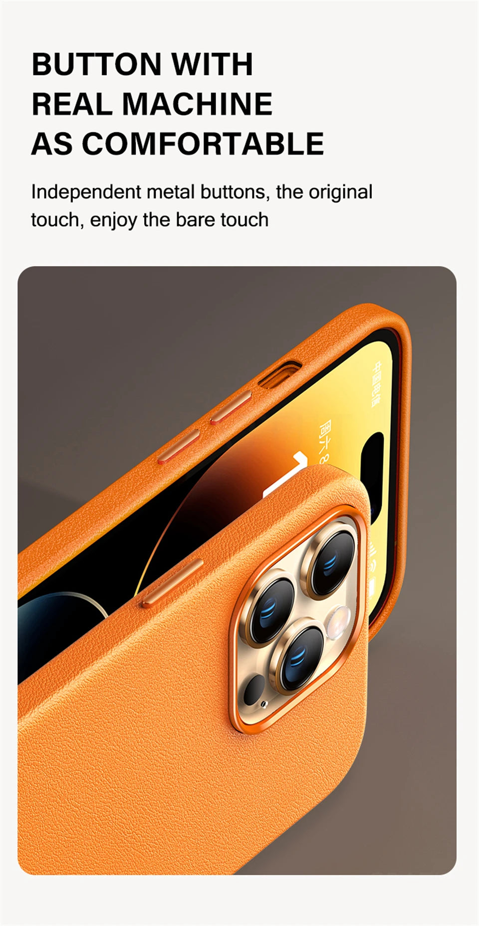 Luxury Leather Case For iPhone 15 14 13 Pro Max Plus Mini For Magsafe Magnetic Wireless Charging With Animation Phone Accessorie