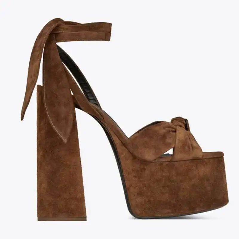 Summer 2025 Platform Sandals High Heels Women Ankle Strap Sandals Women's Sandals Dress Party Shoes