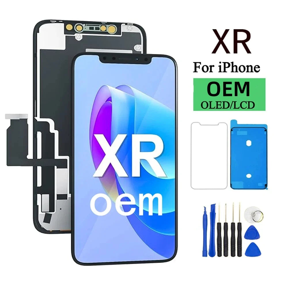 A1984, A2105, A2106 OLED Pantalla for iphone XR LCD Display Touch Screen Digitizer Assembly for iPhone XR LCD Replacement