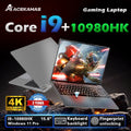 15.6" Laptop Windows 11 Core i9-10980HK Computer PC Gamer 16GB RAM Notebook Laptops Fingerprint Unlock Backlight Study Computer
