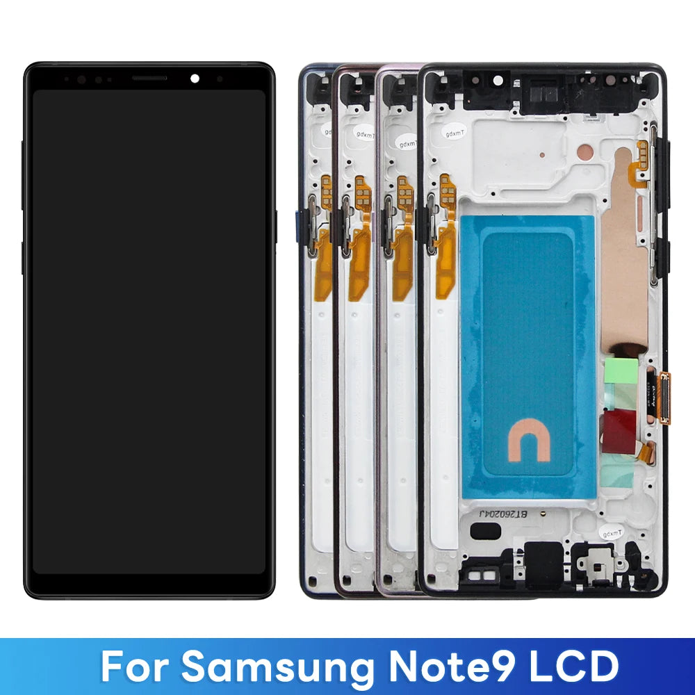 New Note 9 LCD For Samsung Note9 LCD Display Touch Screen Digitizer Repair Parts with Frame N960F N960D/S Replacement 100% Test