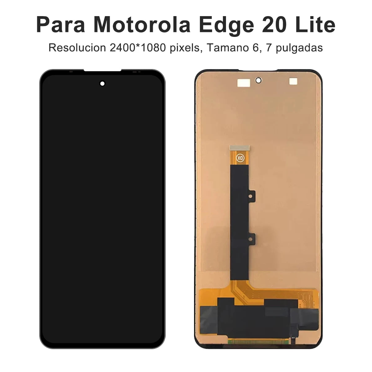 6.7" For Motorola Edge 20 Lite LCD XT2139-1 Display Touch Screen Digitizer Full Assembly Mobile Phone Replacement Parts