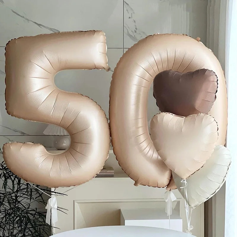 10/5Pcs Metal Silver Gold 4D Round Foil Balloon Mylar Balloons for Birthday Wedding New Year Baby Shower Party Decorations