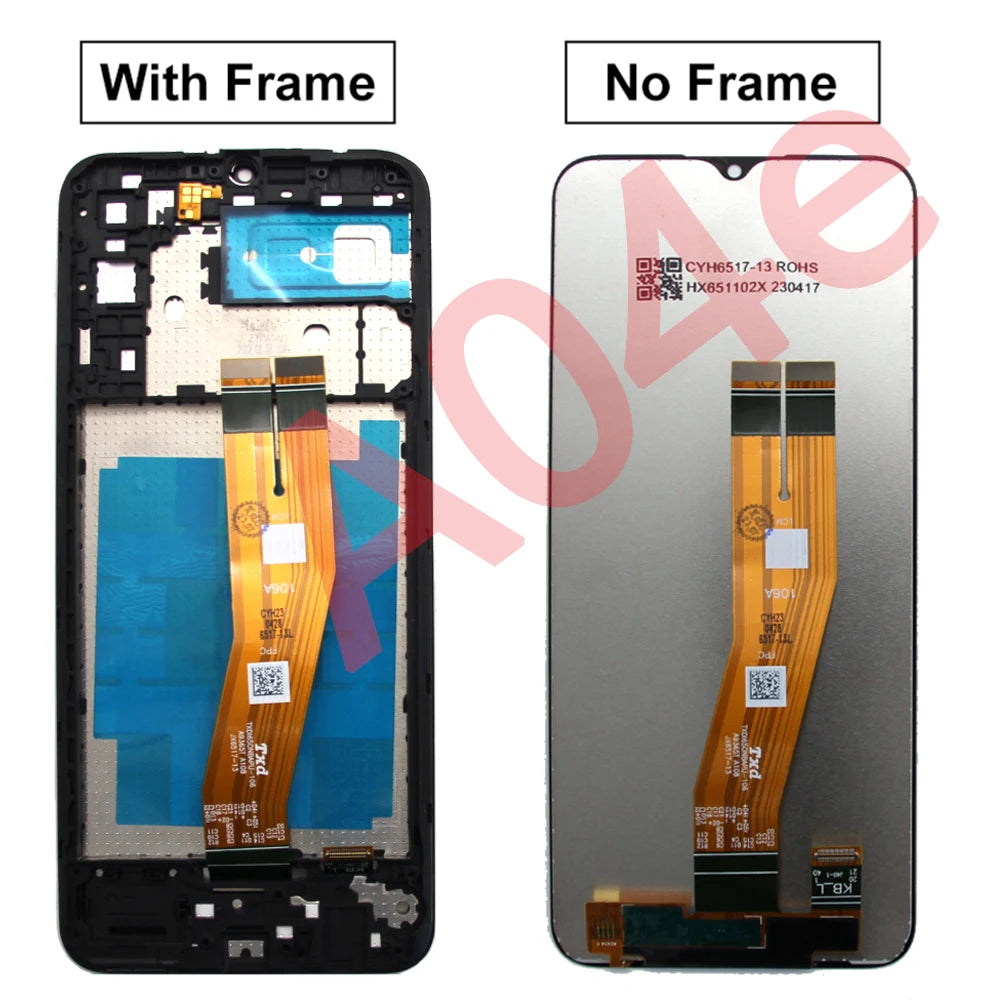 6.5"Display For Samsung Galaxy A04 A04s A04e LCD Display Touch Screen Digitizer Assembly For Samsung A045F A047F A042F Display