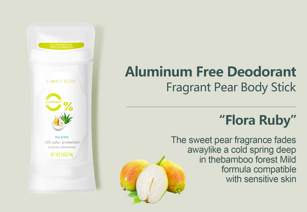 Deodorant Women Aluminum Free Antiperspirant Honey Peach Stick 72H Lavender Scent Long lasting fragrance Deodorants 74g/2.6 Oz
