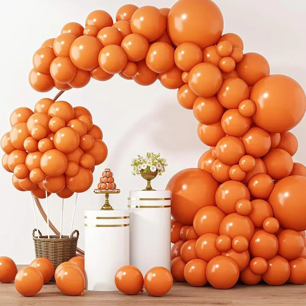 Metallic Gold Latex Balloons Set, Multi-Size Balloon Arch Kit for Birthday Party, Wedding, Graduation, Baby Shower Decorations