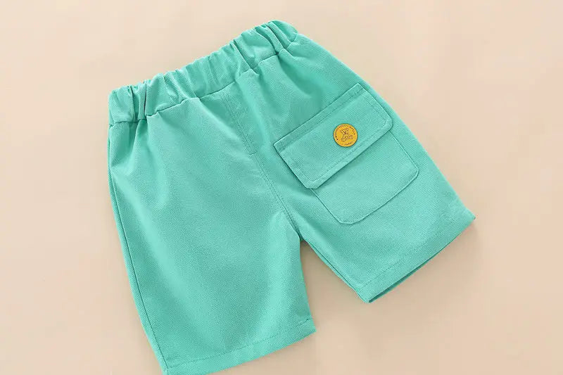 New Summer Baby Clothes Suit Children Boys Girls Cartoon Bear T Shirt Shorts 2Pcs/Set Toddler Casual Clothing Kids Tracksuits