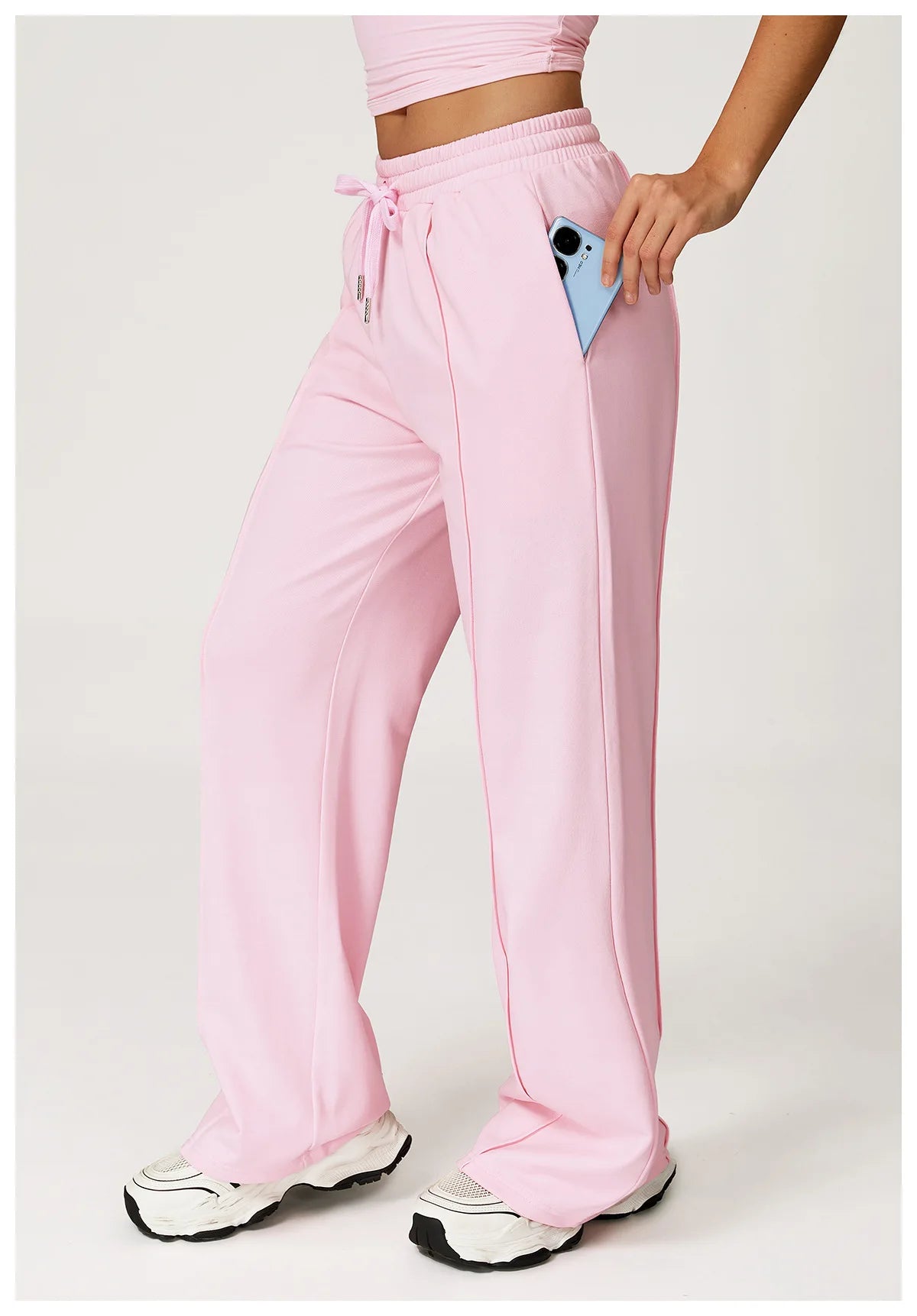 Women's High Waisted Straight pants Sweatpants Casual Yoga Jogger Pants elegant pants Women Pants Yoga With Pockets pantalones