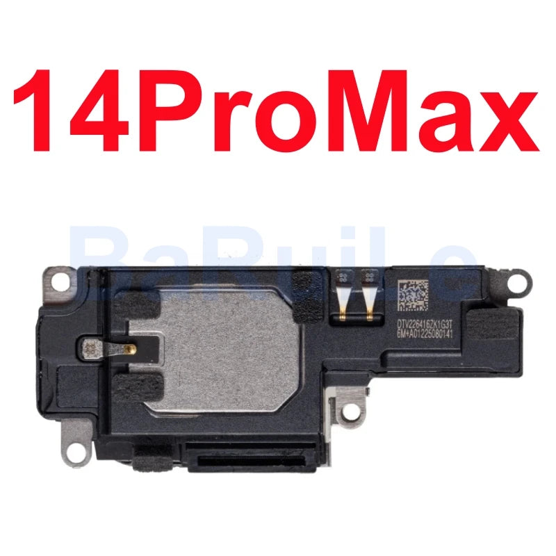 BaRuiLe Bottom Loudspeaker For iphone 12 13 14 Pro Max Mini 16 15 Plus Loud Speaker Ringer Buzzer Flex Cable Replacement Part