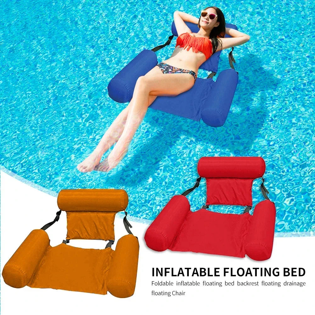 Inflatable Mattresses Water Swimming Pool Accessorie Hammock Lounge Chair Pool Float Water Foam Board Toys Float Mat Pool Rafts