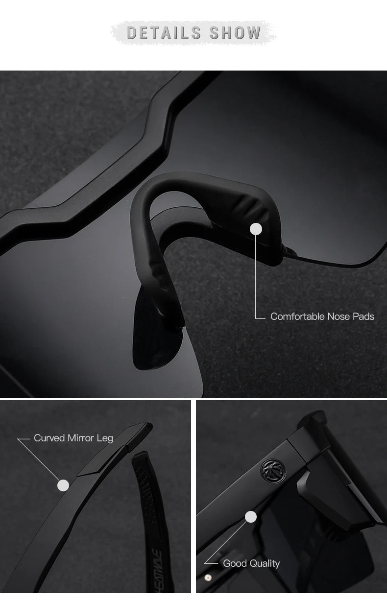 wave square women men Sunglasses Men UV Eyewear Vintage Fashion Square Men's Sun Glasses HW05