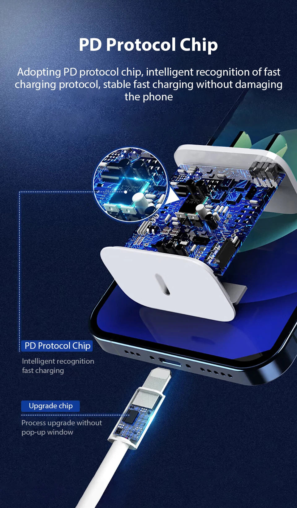 30W PD Fast Charger For iPhone 14 13 12 USB C To Lightning Quick Charging Cable For iPhone 17 16 15 Pro Max Type C Power Adapter