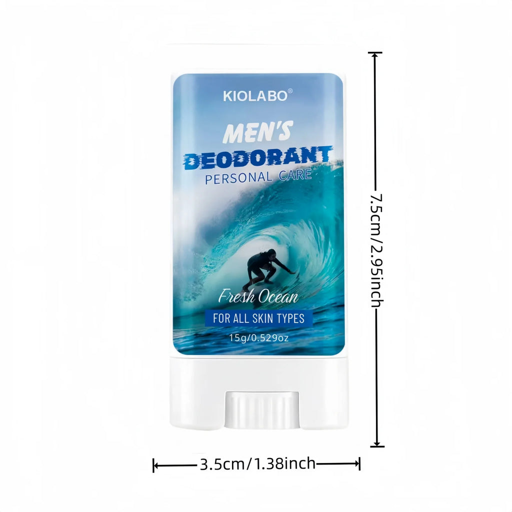 72-hour long-lasting odor elimination, 15g antiperspirant deodorant cream, keeps you fresh and dry all day, portable and conveni