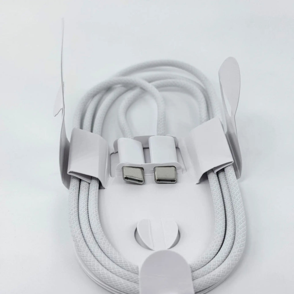 1-50Pcs 60W USB C to Type C Weaving Cable For Apple iPhone 11 12 13 14 15 16 Pro Max Plus Fast Charging Cable Phone Accessories