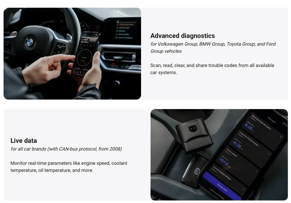 OBDeleven Newest OBD eleven obd11-V2/V3 Device OBD11 Volkswagen VW/Audi/Skoda for IOS+Android OBD2 Scaner Diagnostic Tool