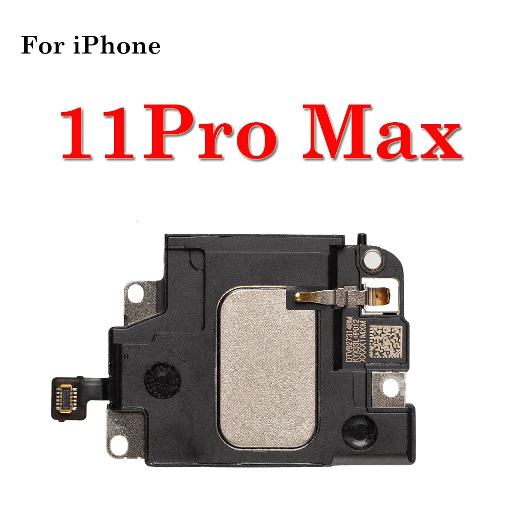 1Pcs Loudspeaker For iphone 11 12 13 14 15 Plus Mini Pro Max Lound Speaker Ringer inner Buzzer Flex Cable Replacement Parts