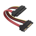 SAS to SATA SFF-8482 SAS 29 Pin to SATA 22Pin Hard Disk Extension Cable with 15 Pin SATA Power Port