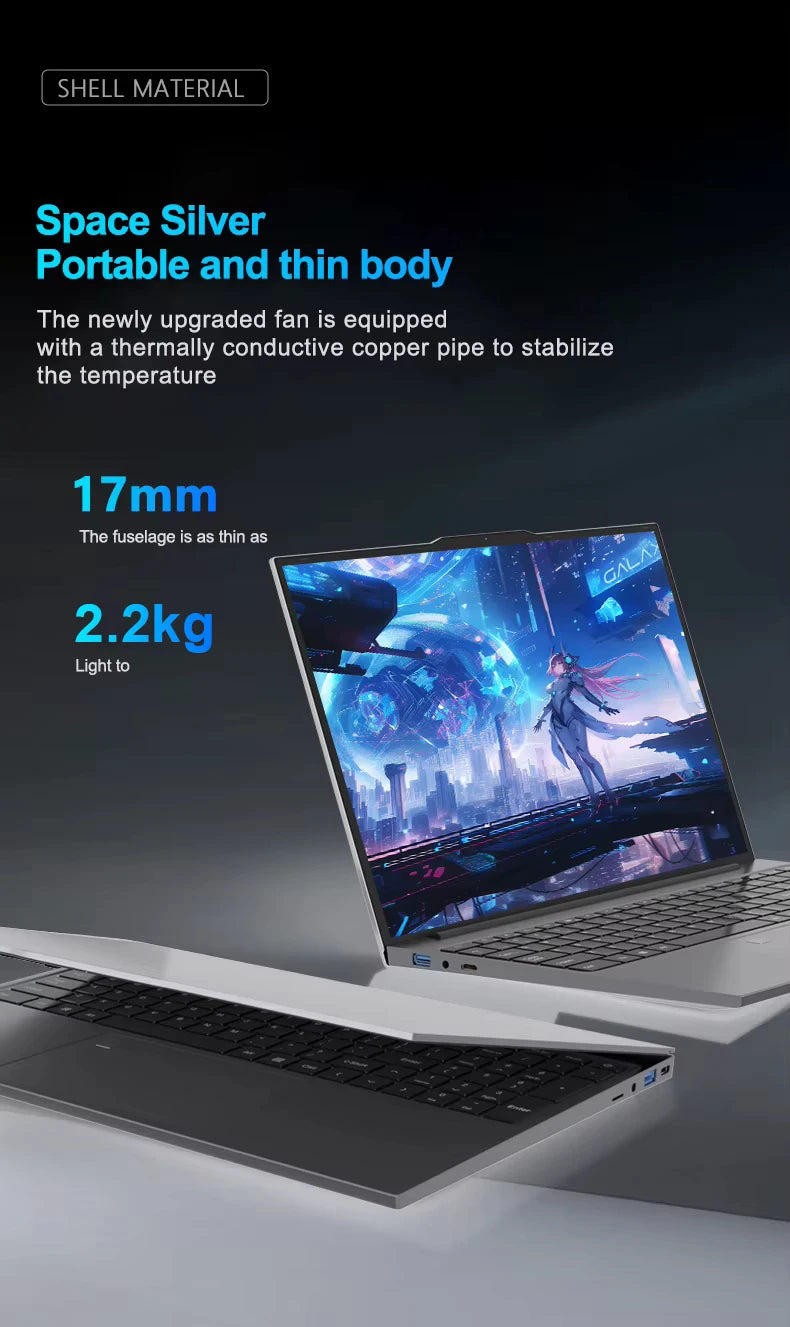 15.6" Laptop Intel Core i9 10980HK Windows 11 Gamer PC 16GB RAM 512GB 1TB 2TB SSD laptop Fingerprint Unlock Backlight Computer