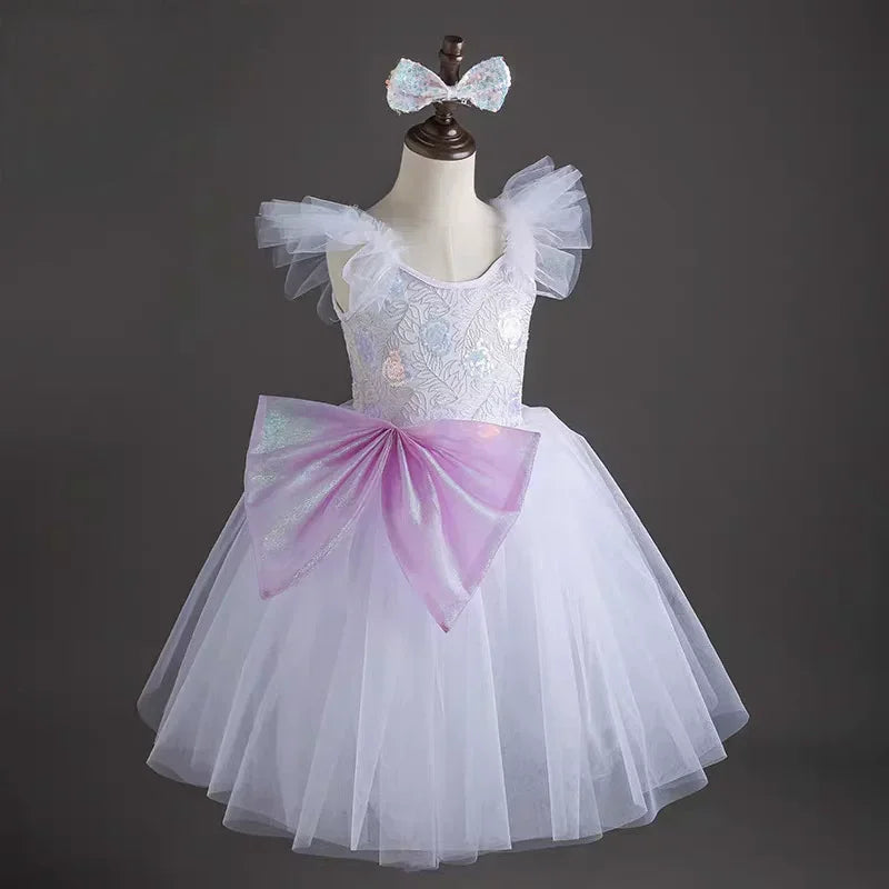 Summer Stage Girl Dress Tutu Ballerine Dance Kids Ballet Leotards Party Baby Dresses Outfit Ballet Girls Clothing Vestidos