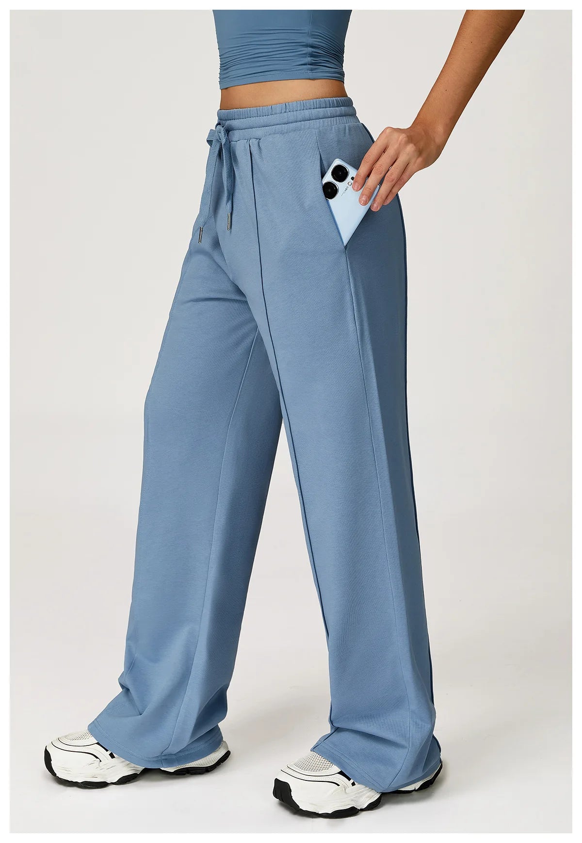 Women's High Waisted Straight pants Sweatpants Casual Yoga Jogger Pants elegant pants Women Pants Yoga With Pockets pantalones