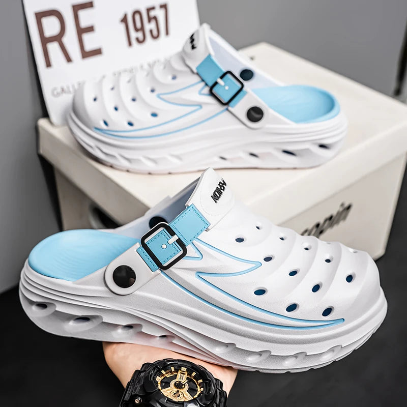 Summer Outdoor Wear for Men and Women, Non-Slip, Anti-Odor, Dual-Purpose, Wear-Resistant Beach Sandals and Slippers