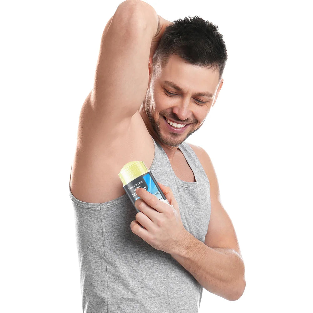 Deodorant Stick Natural Deodorant for Men, Anti Sweating Keep Drying Lasting Fragrance Remove Armpit Odor Underarm Refresh Stick