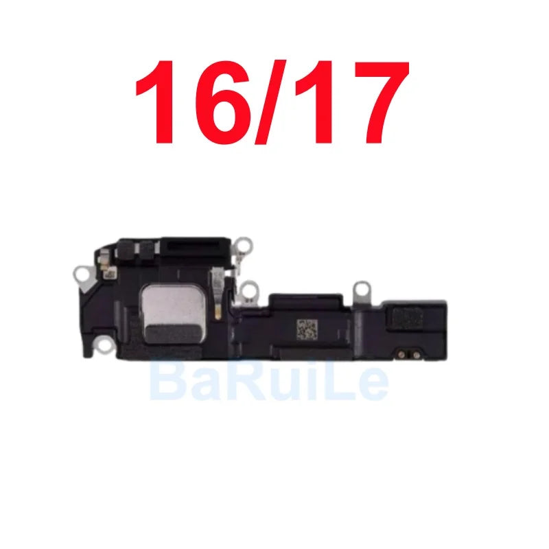 BaRuiLe Bottom Loudspeaker For iphone 12 13 14 Pro Max Mini 16 15 Plus Loud Speaker Ringer Buzzer Flex Cable Replacement Part