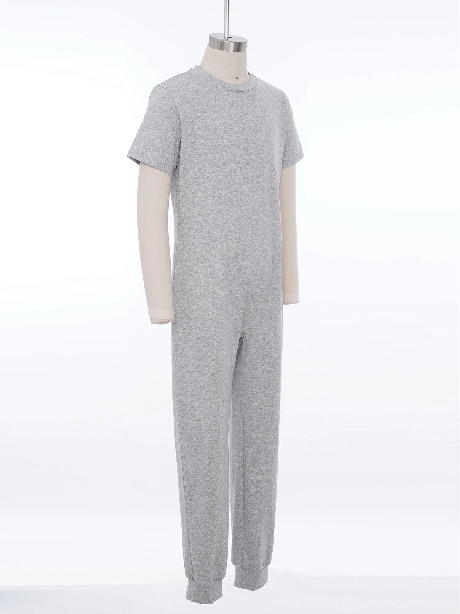 Children Anti-Strip Jumpsuit Kids Special Needs Adaptive Clothing Cotton Rompers Zipper One Piece Jumpsuit for Wearing All Day
