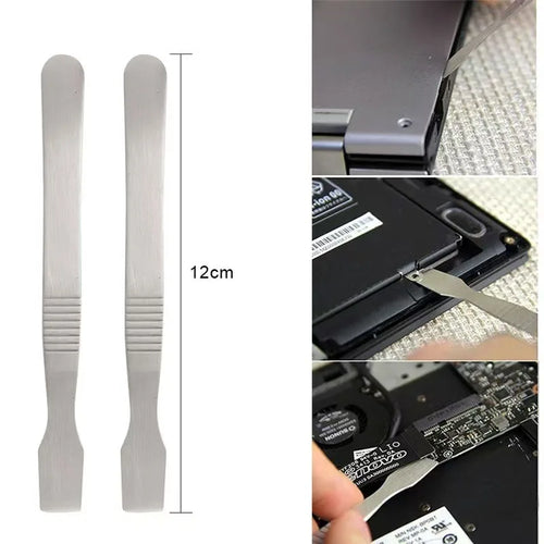 1-5Pcs Metal Tin Scraping Knife Stainless Steel Phone Tin Scraping Knife For Mobile Phone Electronic Repair Disassemble Crowbar