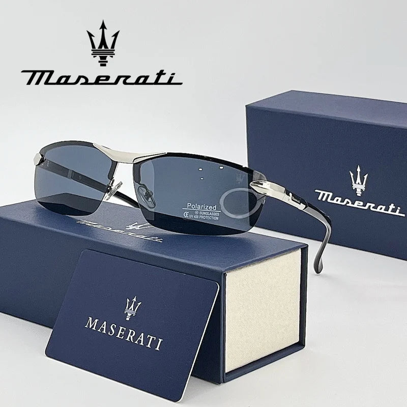 MASERATI Glasses UV400 Luxury Polarized Sunglasses for Men Women Trendy  Driving Glasses High End Fashion Premium Quality