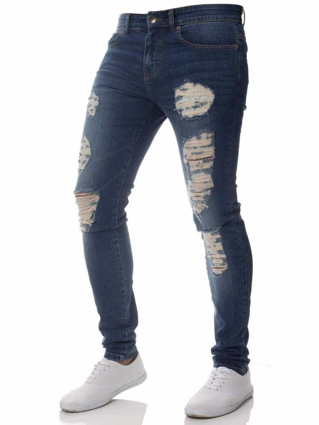 New 2025 high-quality Fashion Casual Cotton Business Black Denim Pants Male Trousers Men's Stretch Regular Fit Jeans S-XXXL
