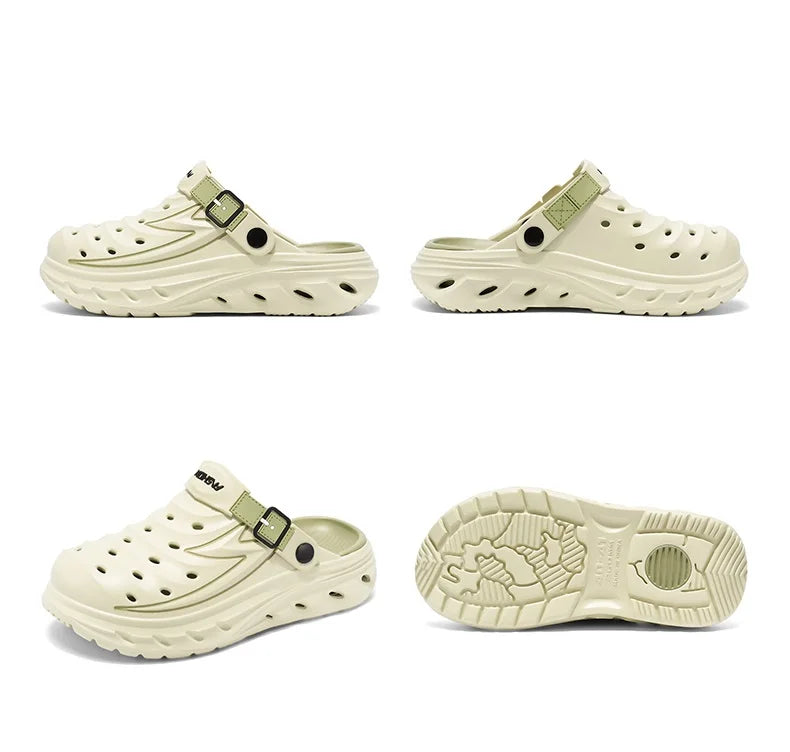 Summer Outdoor Wear for Men and Women, Non-Slip, Anti-Odor, Dual-Purpose, Wear-Resistant Beach Sandals and Slippers